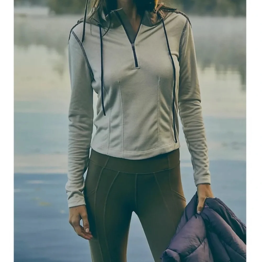 Free People Take A Leap Layer Jacket Ivory - Picture 1 of 14